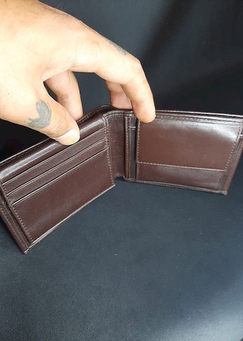 Kahverengi Erkek Deri Cüzdan - Görsel 2