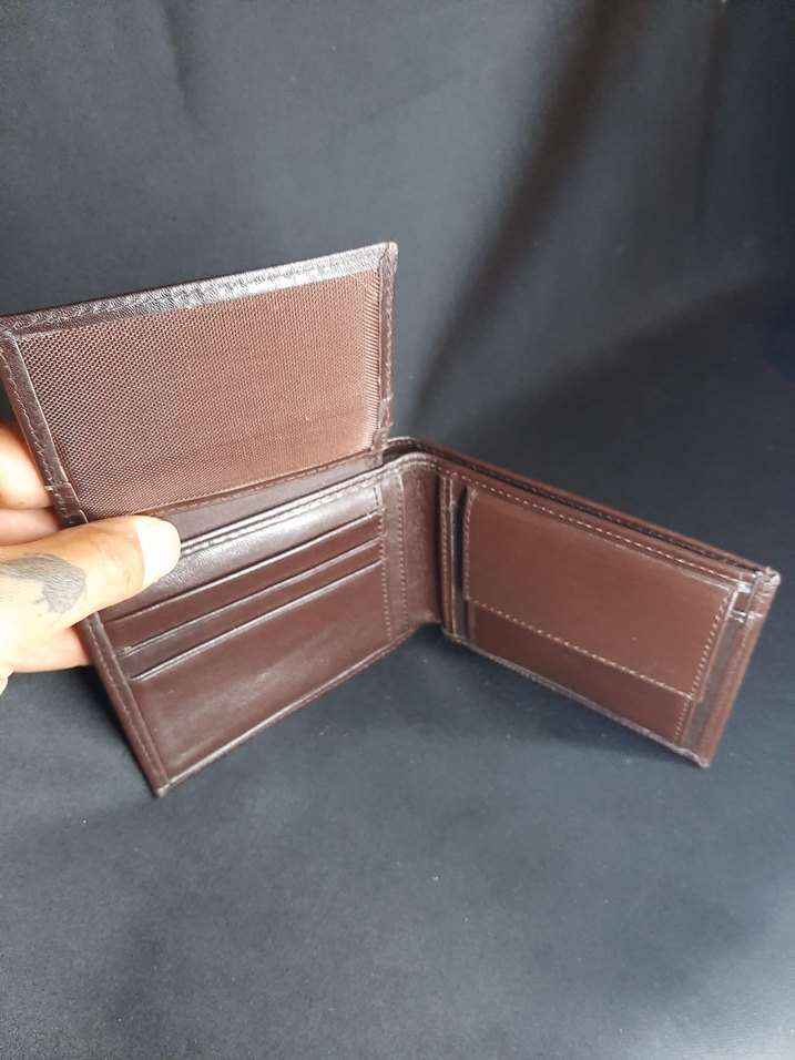 Kahverengi Erkek Deri Cüzdan - Görsel 3