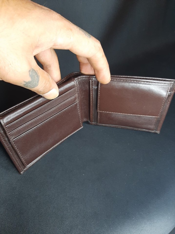 Kahverengi Erkek Deri Cüzdan - Görsel 2