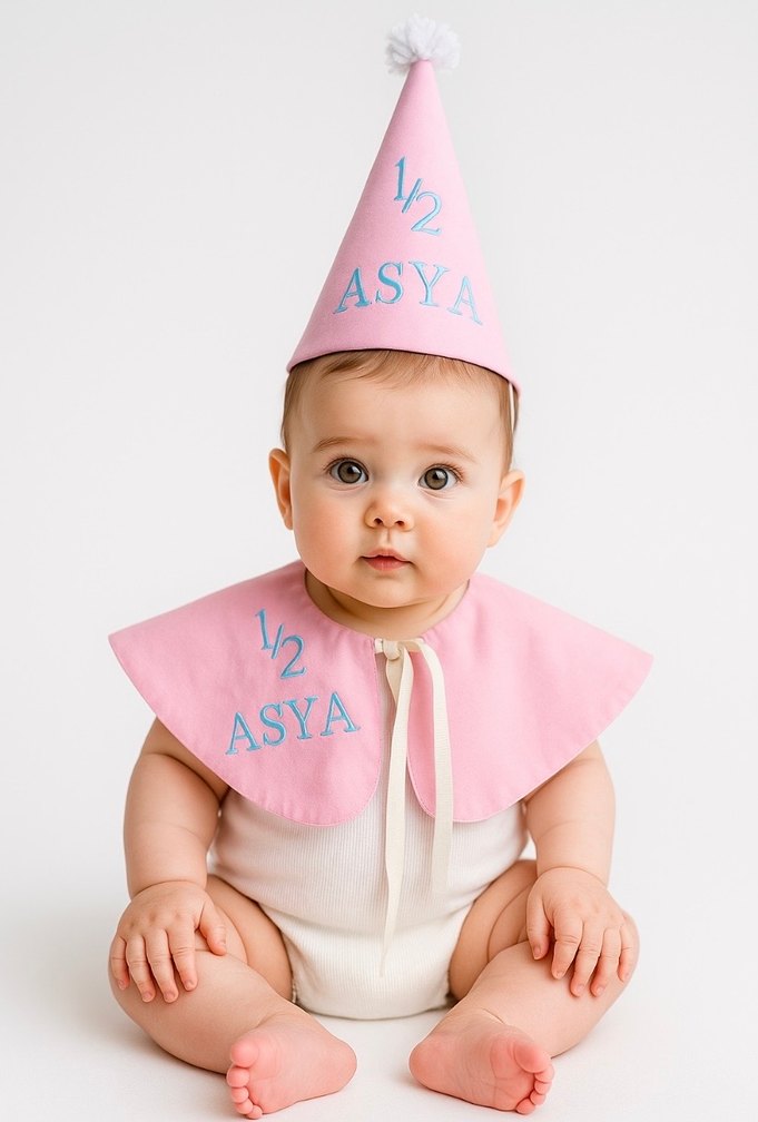 İsme özel nakışlı doğum günü seti - Görsel 2