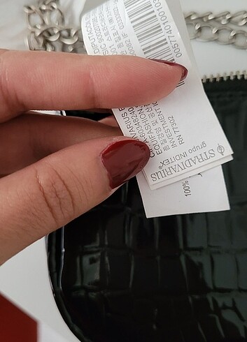 Stradivarius Stradivarius siyah zincirli çanta