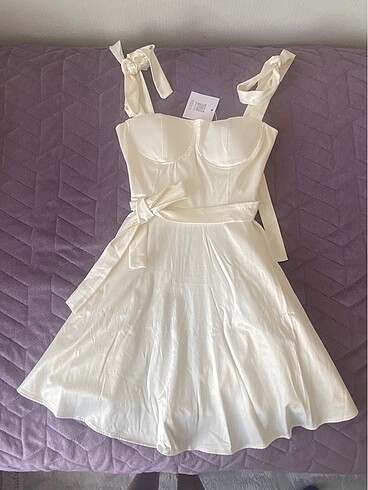 Diğer eyyo.com.tr Dream Gown Saten Elbise