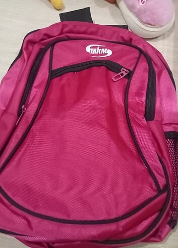 Kız pembe sırt çantası okul 
