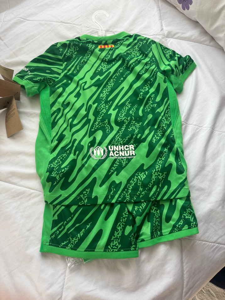 Yeşil Baskılı Erkek çocuk forma takımı - Görsel 3