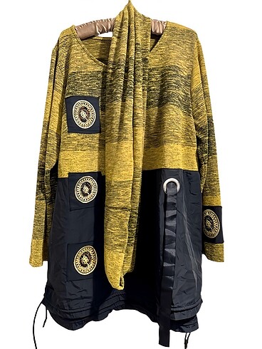 Çok şık triko tunik kazak - Görsel 8