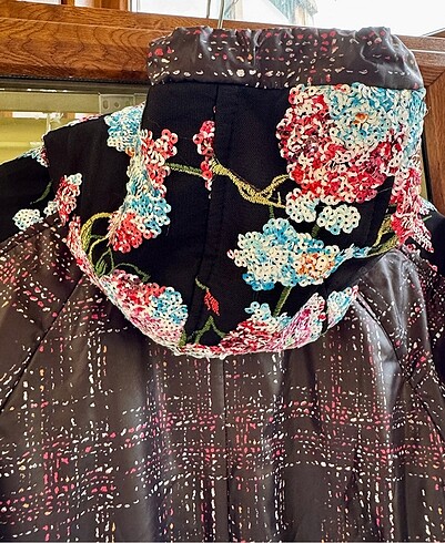 Büyük beden çok şık kadın mont - Görsel 4