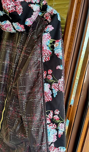 Büyük beden çok şık kadın mont - Görsel 6