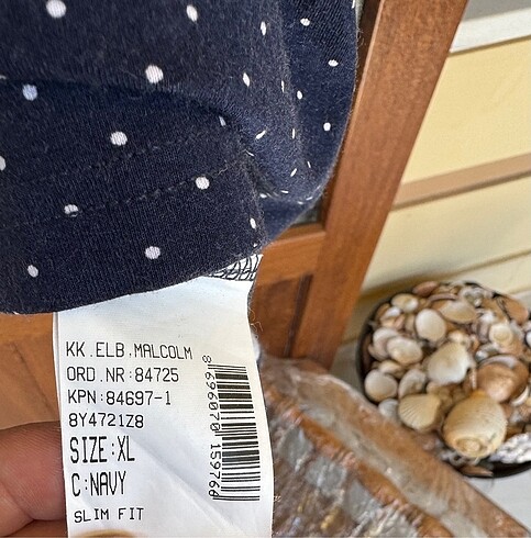 xl Beden Lacivert puantiyeli elbise