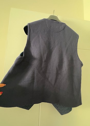 Pierre Cardin Düğmeli Erkek kaşmir Yelek Lacivert - Görsel 3