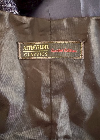 Gri Düğmeli Klasik Yün Yelek - Görsel 6