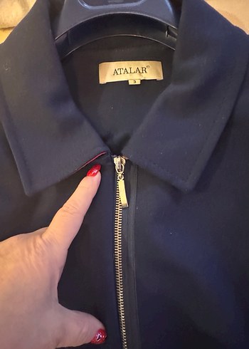 ATALAR lacivert Kadın Blazer Ceket - Görsel 3