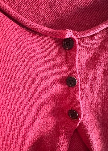 Mango Kadın Kırmızı Triko Hırka  Sıfır / Etiketli - Görsel 4