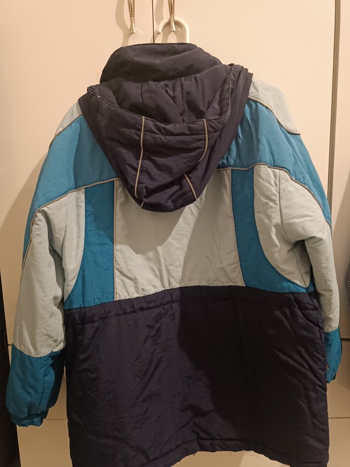 Kadın Mavi Fermuarlı Mont - Görsel 2