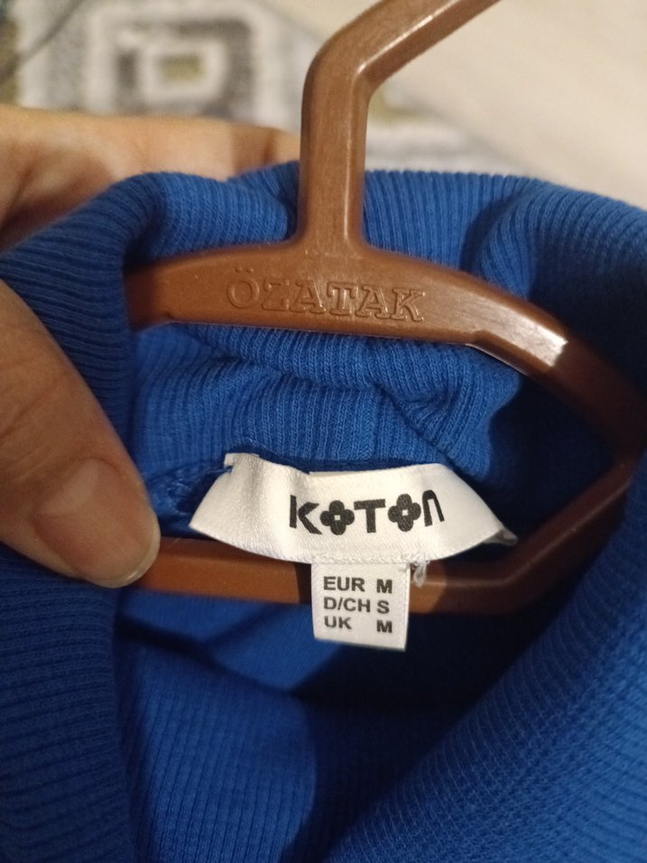 Lacivert Kısa Kollu Boğazlı Tişört - Görsel 3