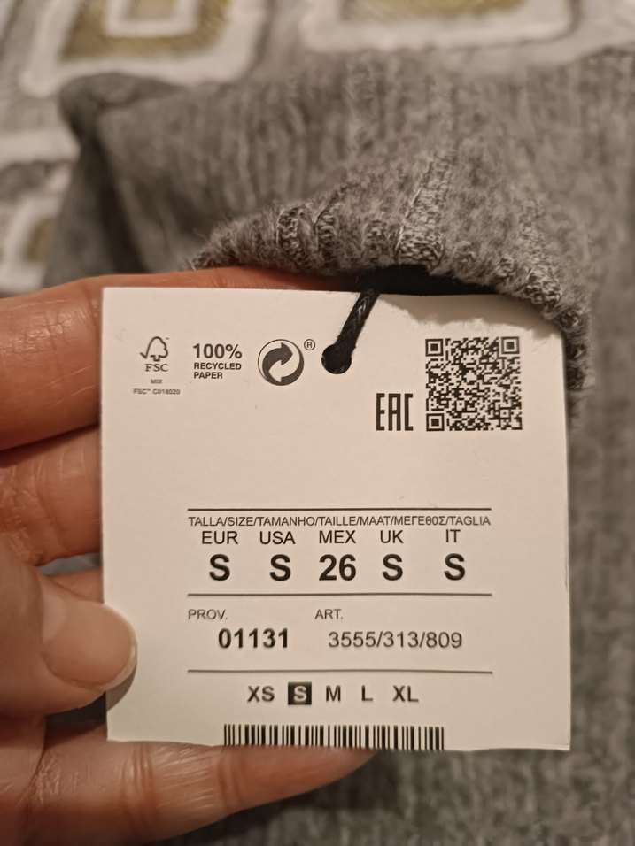 Gri Kadın Yün Boğazlı Kazak - Görsel 5