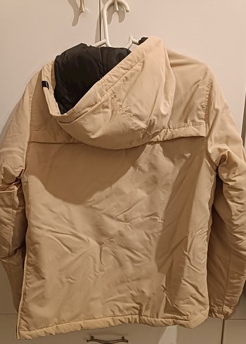 Pudra Fermuarlı Kadın Kanguru Ceket - Görsel 2