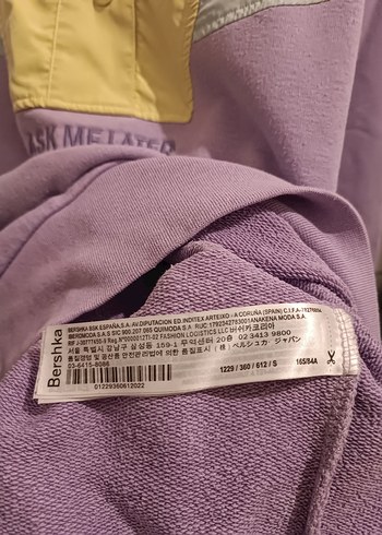 Mor Pastel Renkli Yüksek Yakalı Kadın Sweatshirt - Görsel 5