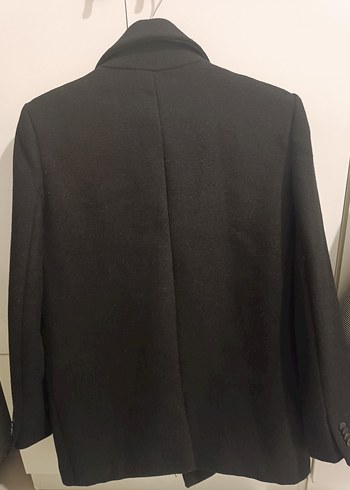 Siyah Kadın Blazer Kaşe Ceket - Görsel 3