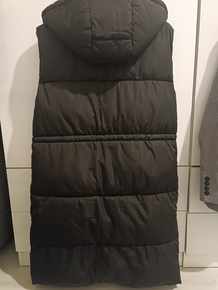 Kadın Siyah Fermuarlı Yelek - Görsel 3