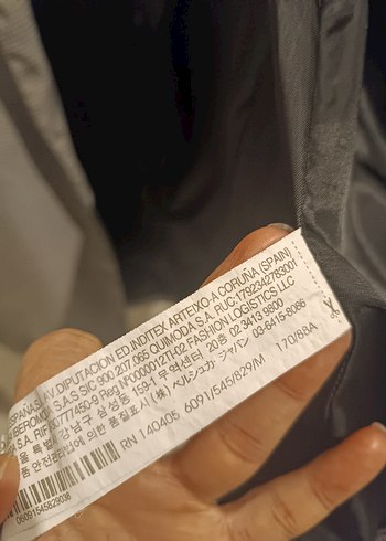 Düğmeli Gri Kadın Blazer Ceket - Görsel 3