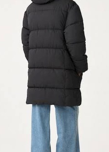 Pull and bear kalın mont - Görsel 3