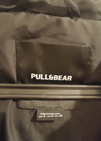 Pull and bear kalın mont - Görsel 7