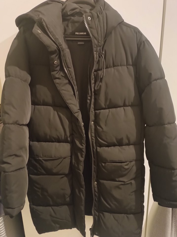 Pull and bear kalın mont - Görsel 5