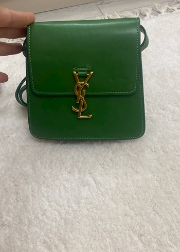 Yeşil Parlak Deri Kadın Çantası - Görsel 3