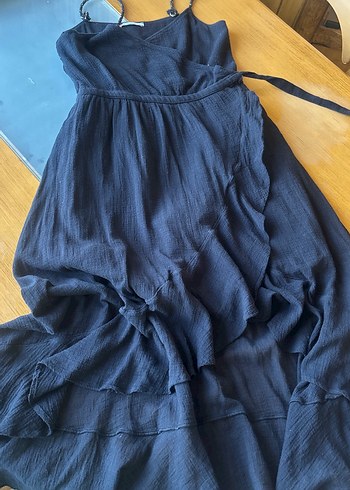 Oxxo siyah simetrik kesim  Bol Kesim  Uzun Etek - Görsel 2