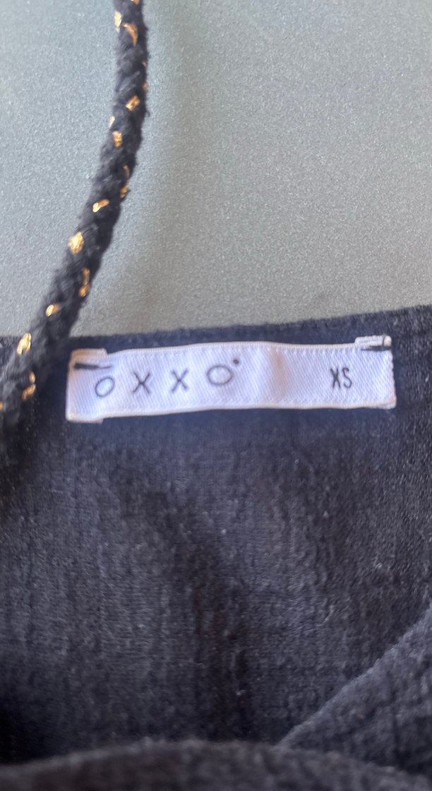 Oxxo siyah simetrik kesim  Bol Kesim  Uzun Etek - Görsel 4