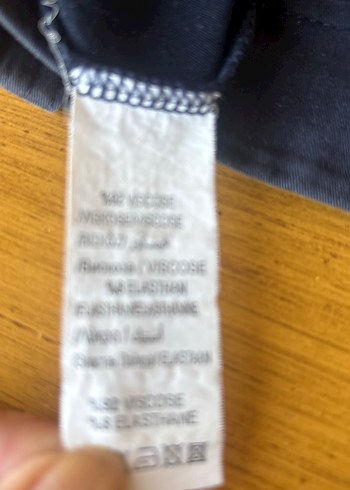 Aqua takım alt üst dantel detaylı Lacivert Mini Denim Şort - Görsel 6