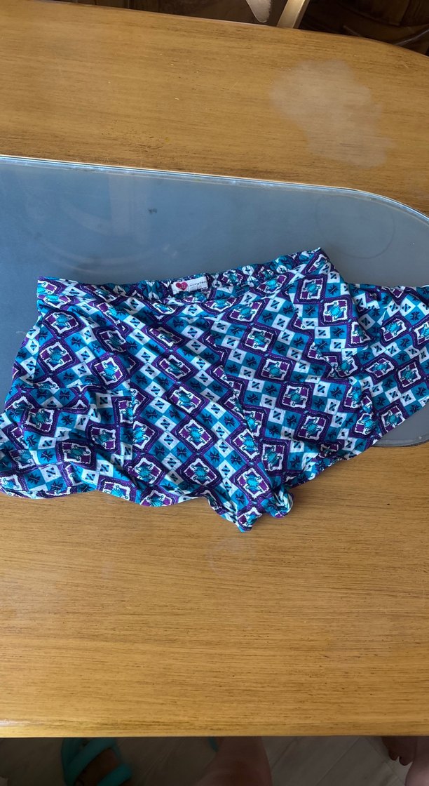 Koton şortMavi Renkli Bohem Desenli Mini Şort - Görsel 2