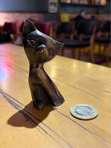 BRONZ KEDİ BİBLO