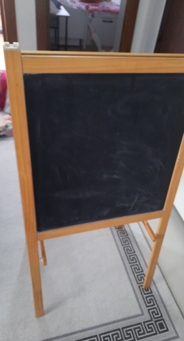 Ahşap Çerçeveli Çocuk Yazı Tahtası - Görsel 2