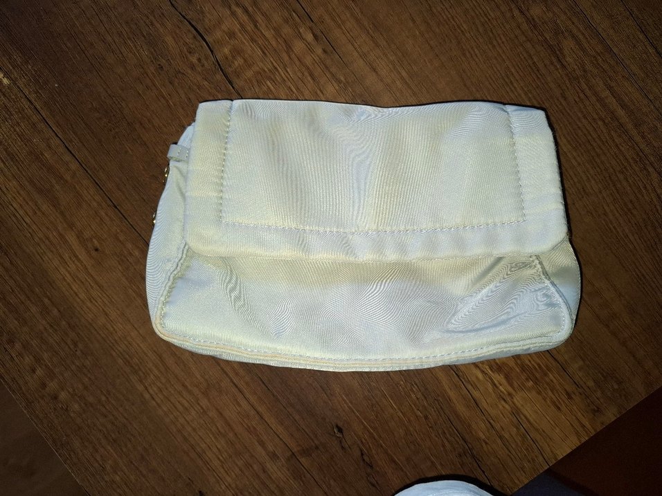 Beyaz Kemer Detaylı Keten Kadın Çanta - Görsel 3