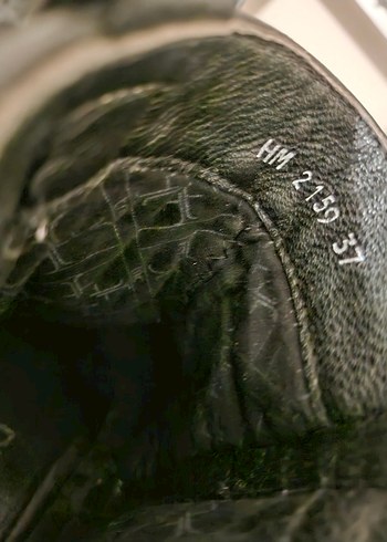 Tanca Siyah Deri Tokalı Biker Kadın Bot - Görsel 8