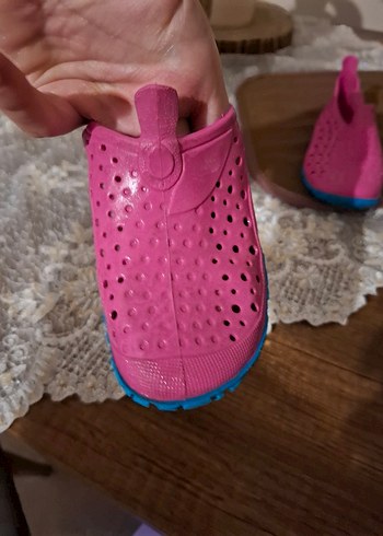 Kız Çocuk Renkli Pembe Kaydırmaz Ayakkabı - Görsel 10