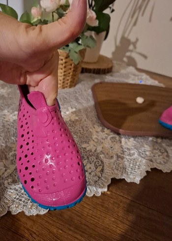 Kız Çocuk Renkli Pembe Kaydırmaz Ayakkabı - Görsel 9