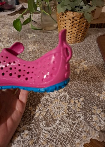 Kız Çocuk Renkli Pembe Kaydırmaz Ayakkabı - Görsel 5