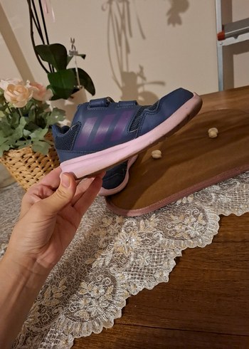 Adidas Kız Çocuk Mor Velcro Spor Ayakkabı - Görsel 11