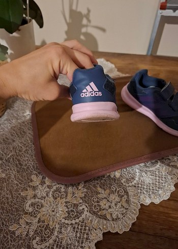 27 Beden mor Renk Adidas Kız Çocuk Mor Velcro Spor Ayakkabı