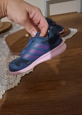 Adidas Kız Çocuk Mor Velcro Spor Ayakkabı - Görsel 8