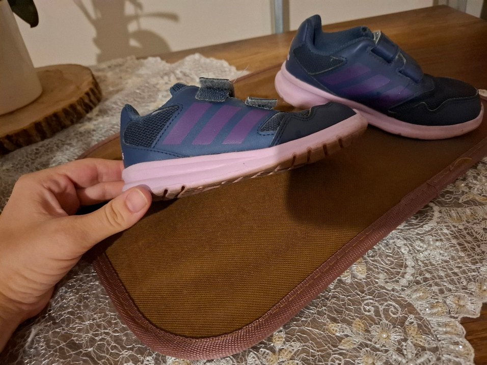 Adidas Kız Çocuk Mor Velcro Spor Ayakkabı - Görsel 2