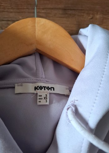 s Beden gri Renk Kadın Gri Kapüşonlu Sweatshirt Rahat Kesim