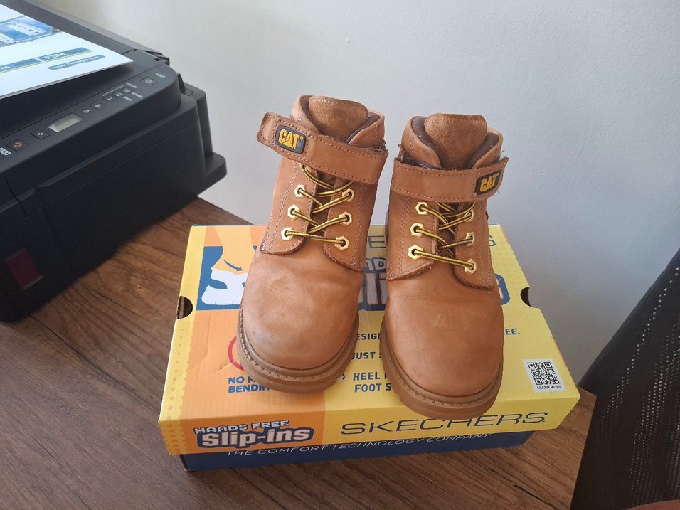 ORJİNAL Cat bot Deri Kahverengi Tokalı Bo - Görsel 3