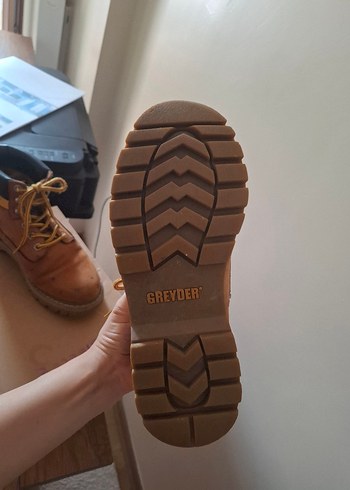 GREYDER Kahverengi Deri Kadın Bot - Görsel 6