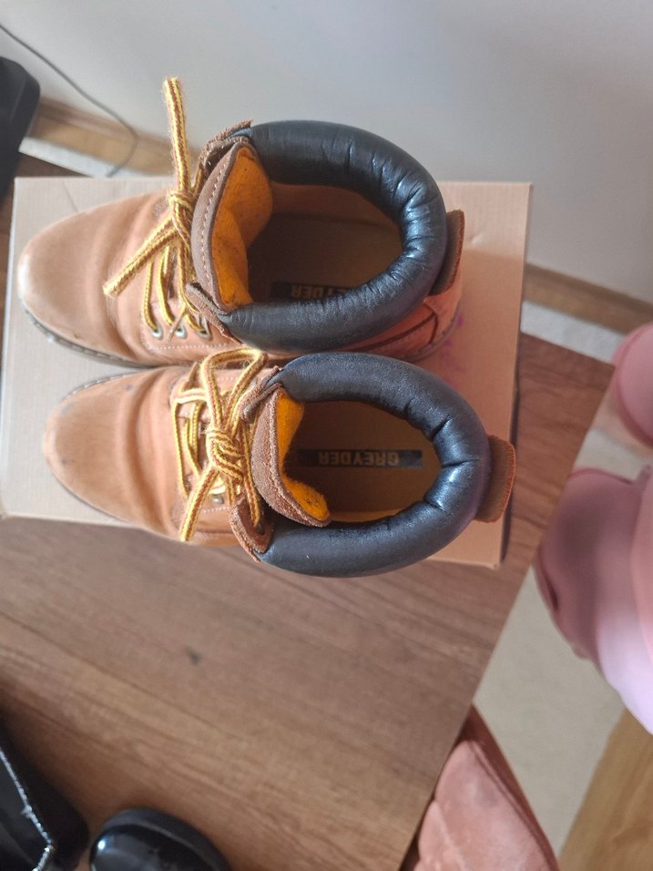 GREYDER Kahverengi Deri Kadın Bot - Görsel 5