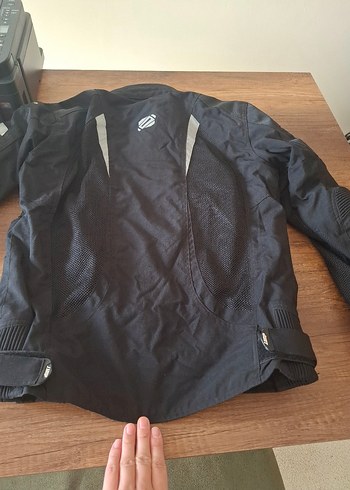 Durt Marka Siyah Erkek Deri motosiklet Ceketi - Görsel 7