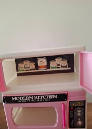 ORJİNAL TOYZSHOP ÜRÜNÜ Pembe Modern Mutfak Oyuncak Seti - Görsel 8