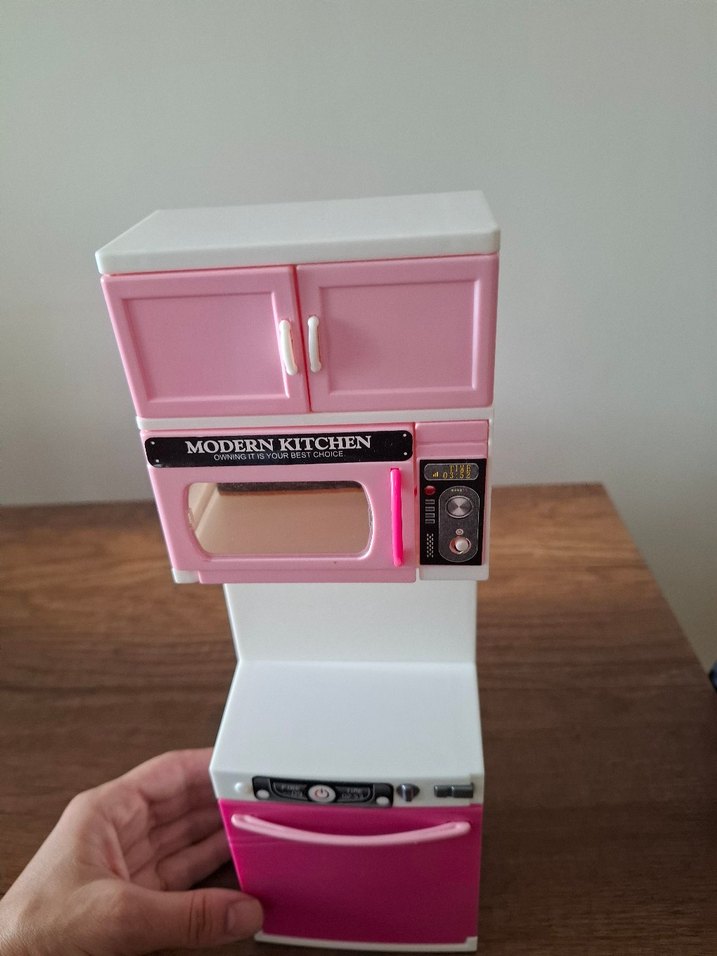 ORJİNAL TOYZSHOP ÜRÜNÜ Pembe Modern Mutfak Oyuncak Seti - Görsel 5